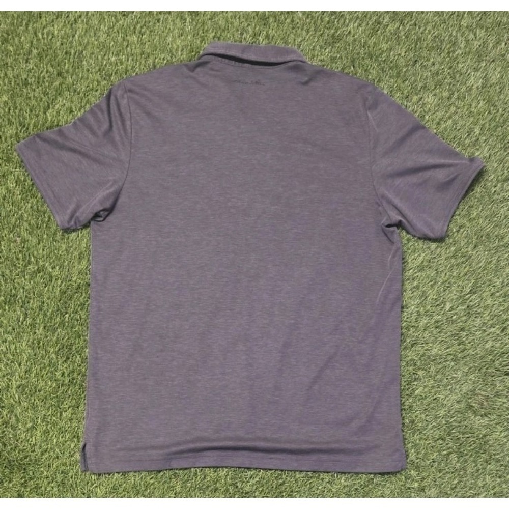 Travis Mathew Performance Stretch Golf Polo Shirt Mens XL Charcoal Heather - Picture 4 of 8